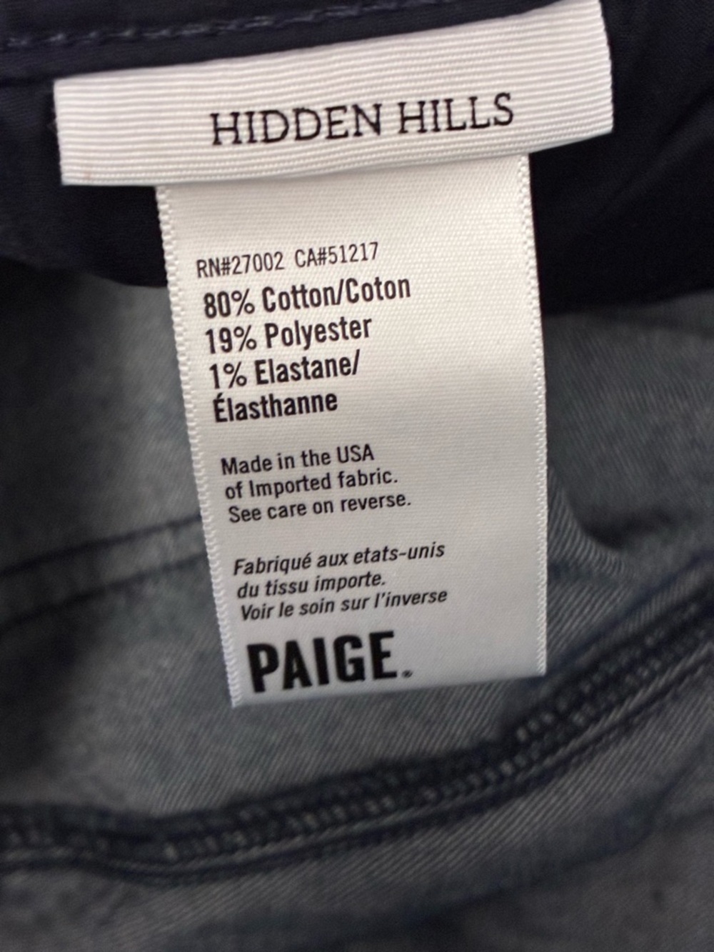 PAIGE Hidden Hills Bootcut Women’s Jeans 31 x 34 Jackie - Picture 5 of 9
